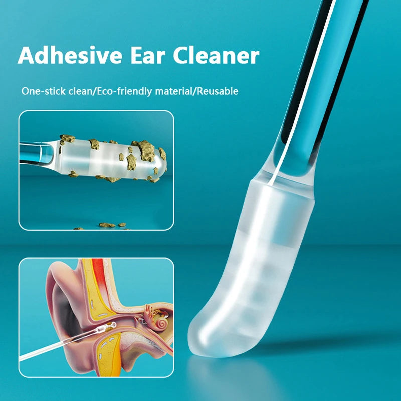 NONECN Disposable Silicone Ear Wax Remover Ear Pick Set 24-Piece