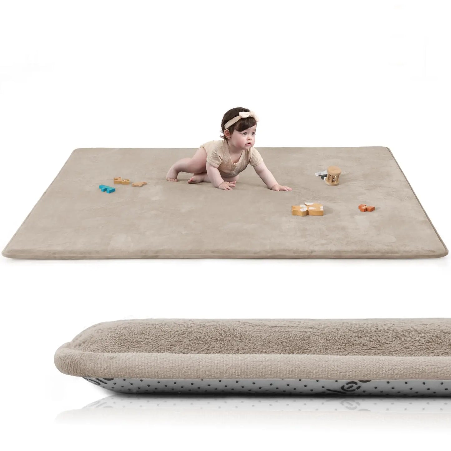 Huloo SleepCN Baby Play Mat Memory Foam For Tummy Time