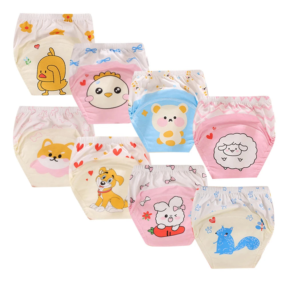 Baby Reusable Waterproof Training Diapers Cotton Nappies