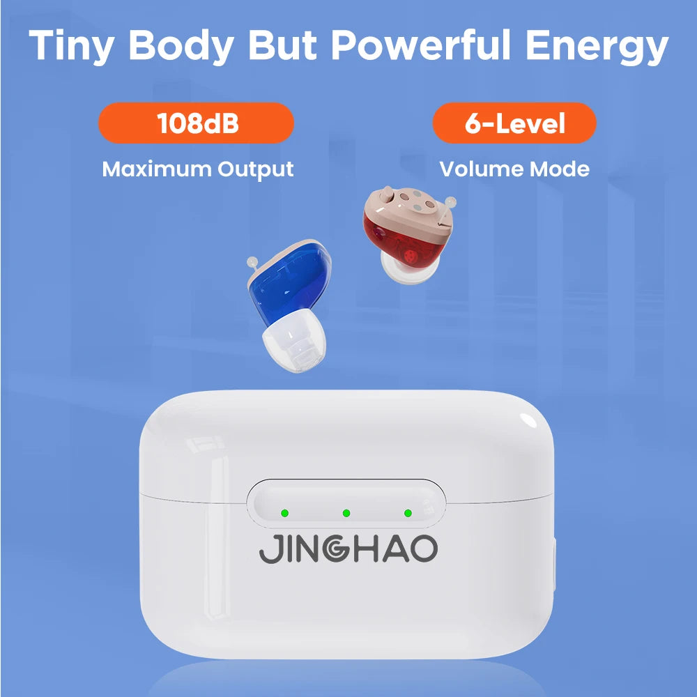Jinghao Mini Hearing Aids With Charging Case