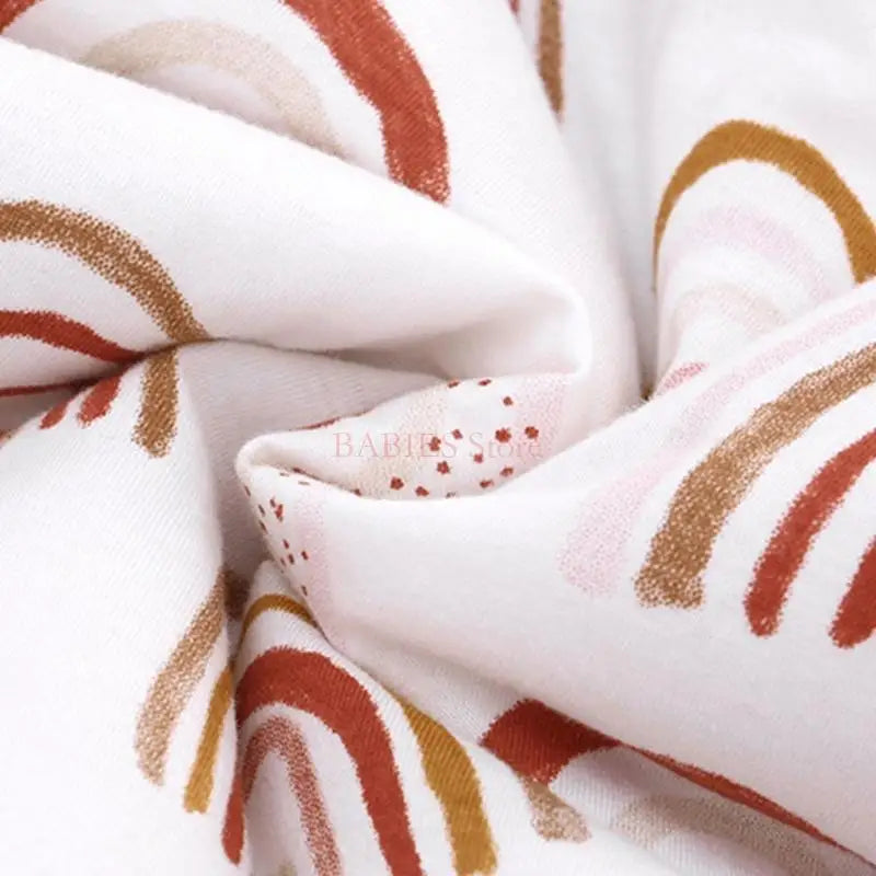 C9GB Baby Car Seat Wrap Blanket Breathable Cotton Swaddle Multi-Pattern
