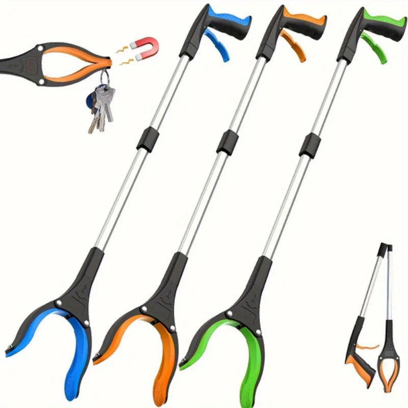 Heavy Duty Garbage Grabber With 360 Degree Rotating Clamp